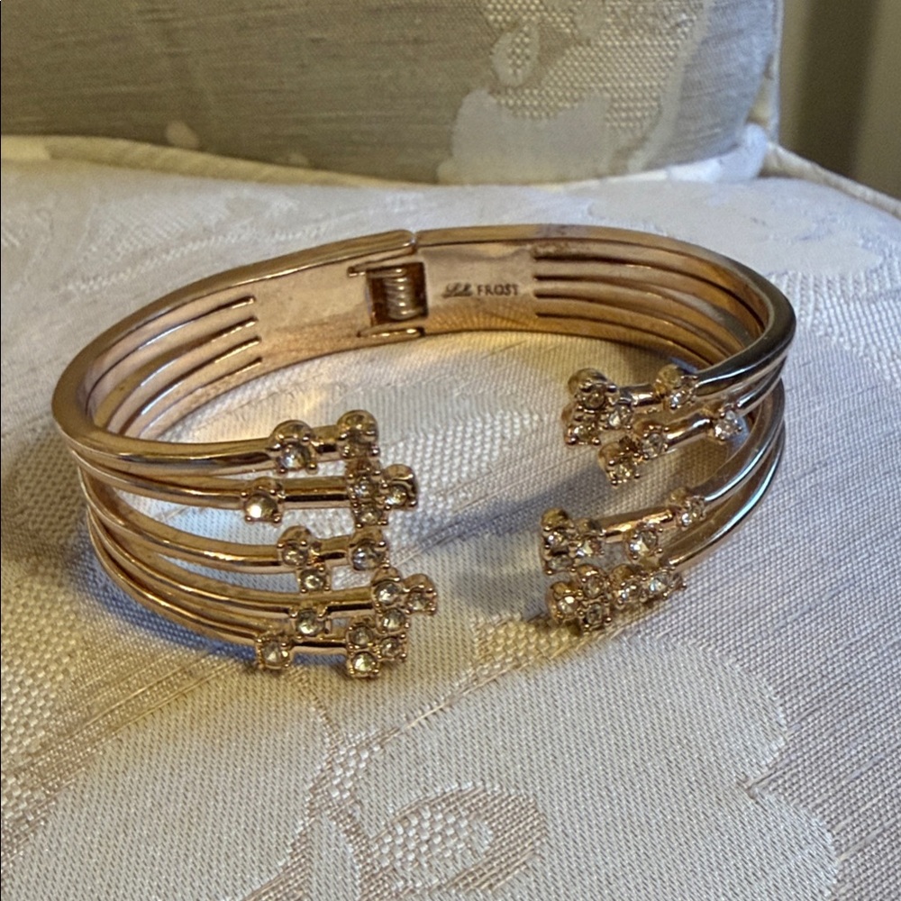 Lulu Frost Elegant Gold Bracelet with Crystal Accents